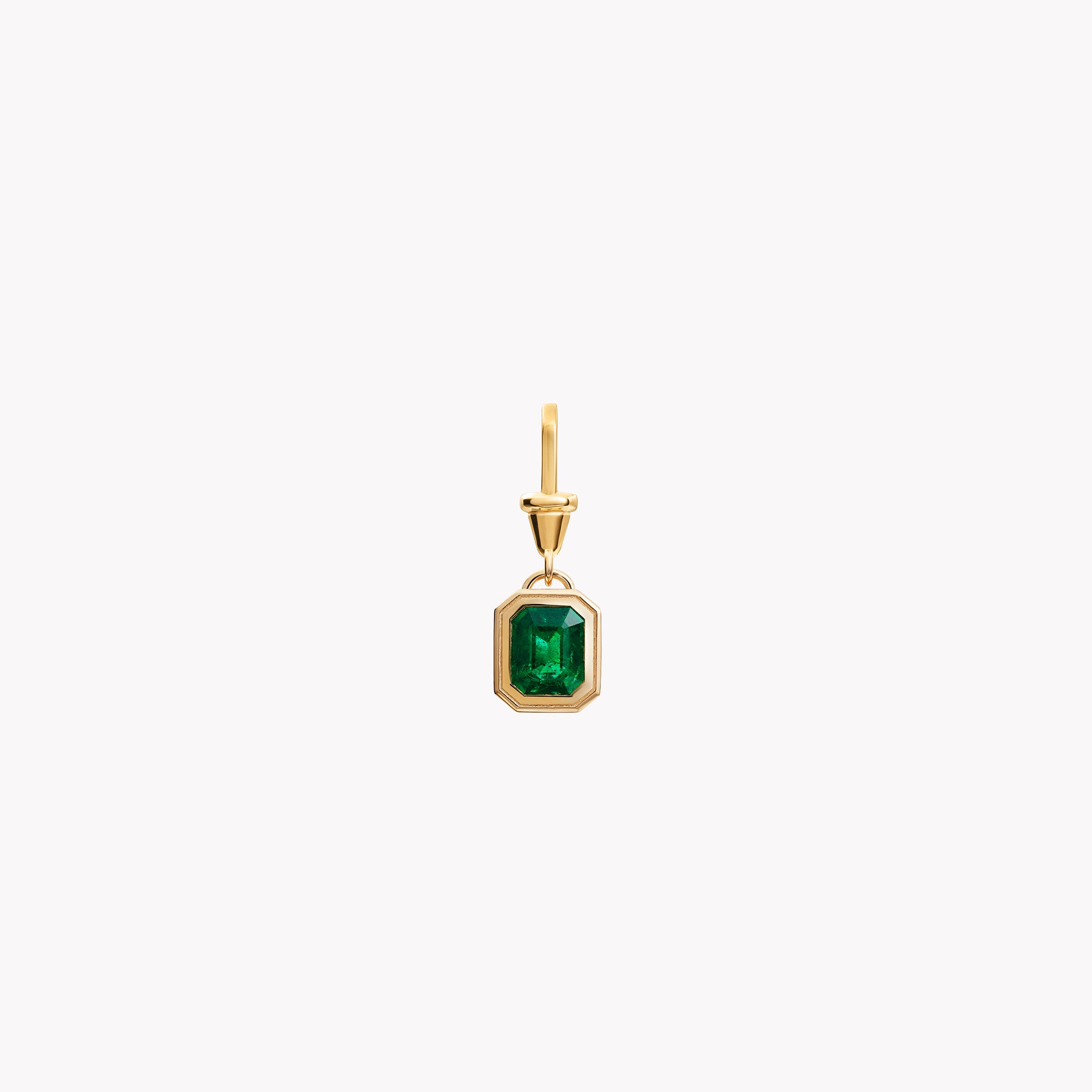 Zambian Emerald Charm