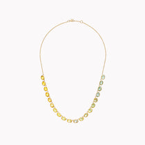 The Lena East-West Ombre Sapphire Necklace