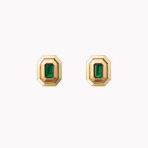 Emerald Staircase Studs