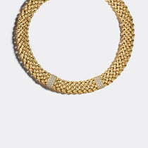 1980's Tiffany & Co. Vannerie Basket Weave Necklace