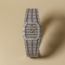 Audemars Piguet Bamboo Diamond-Set White Gold and Yellow Gold