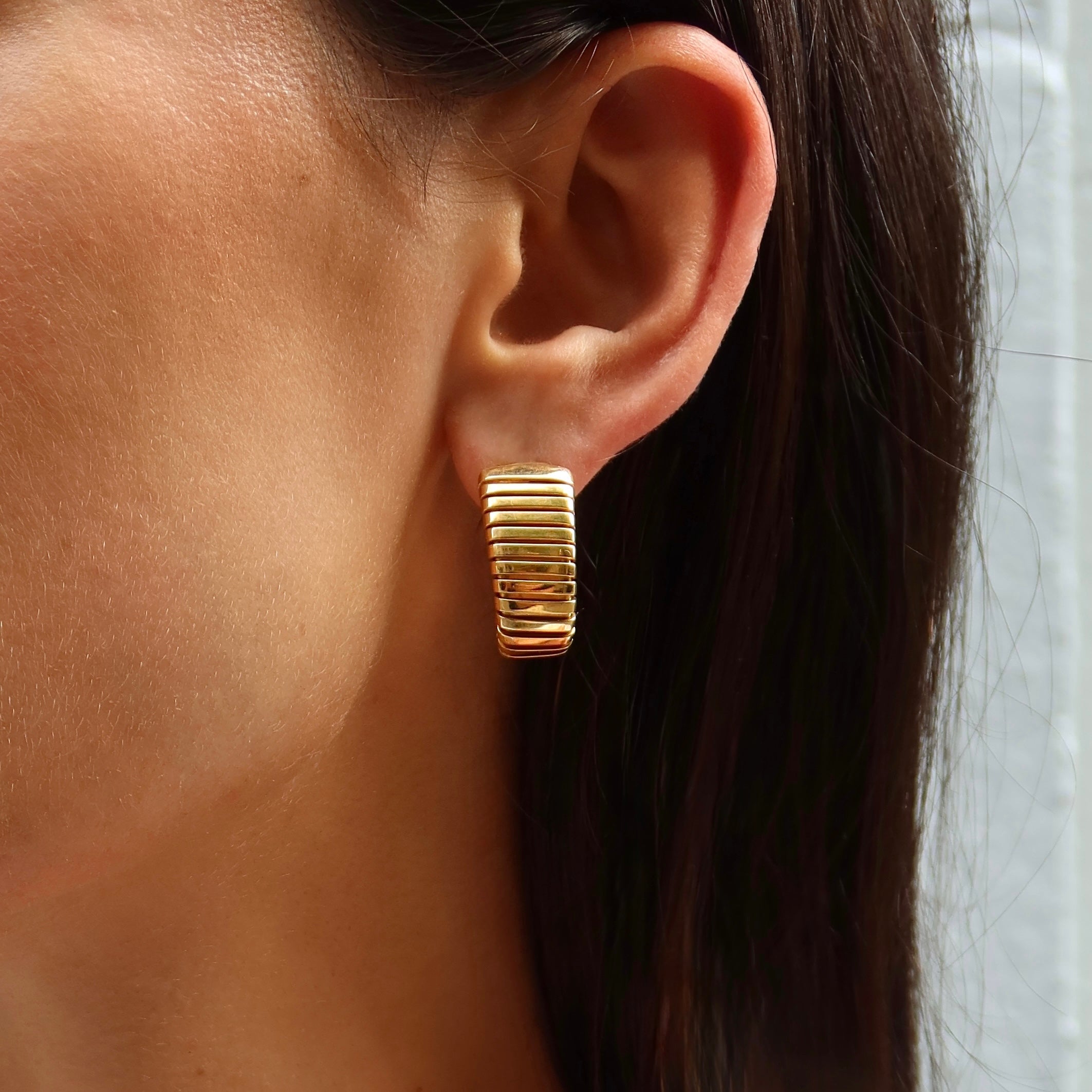 Vintage Bvlgari Tubogas Earrings