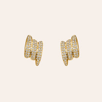 Small Diamond Claire Earrings