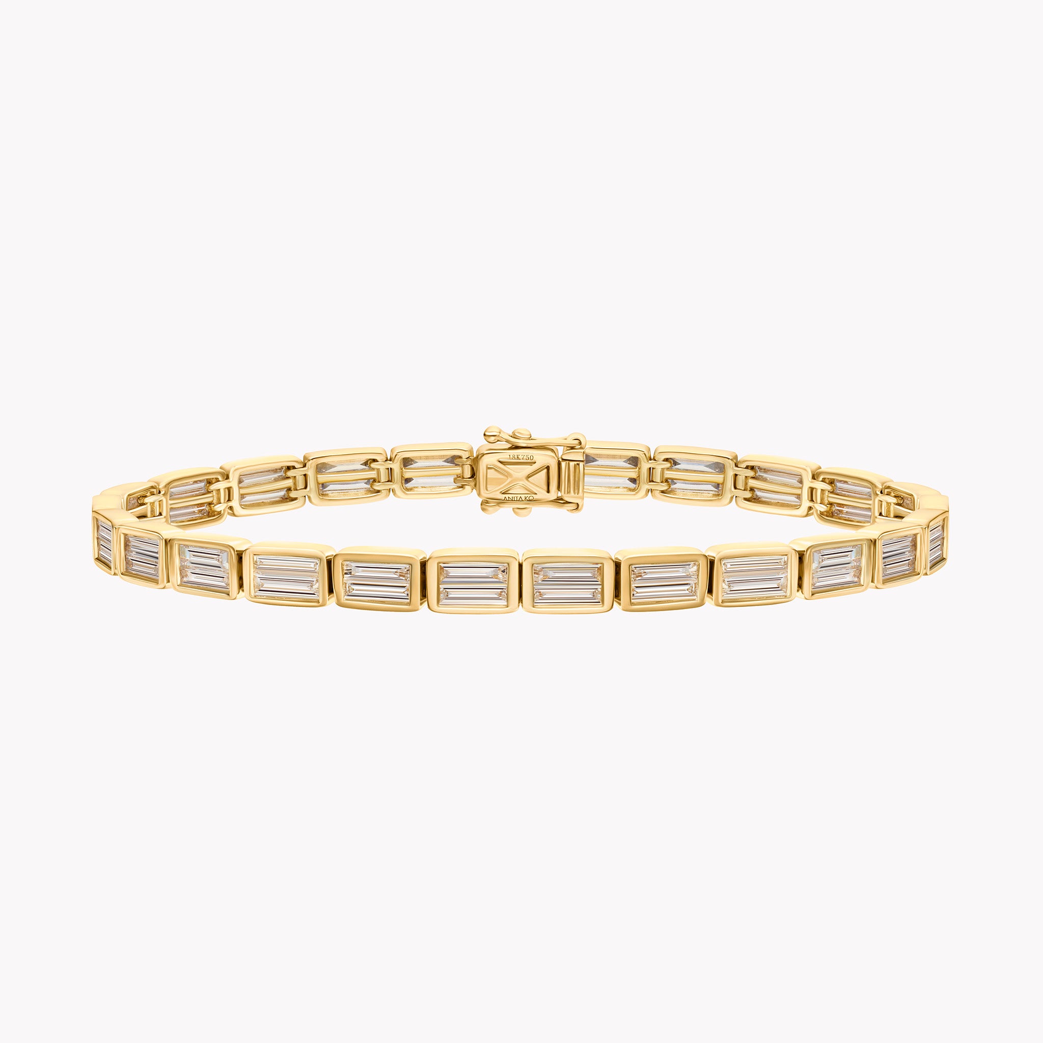 Baguette Diamond Bunny Bracelet