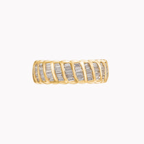 Small Diamond Baguette Zoe Ring