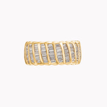 Large Diamond Baguette Zoe Ring