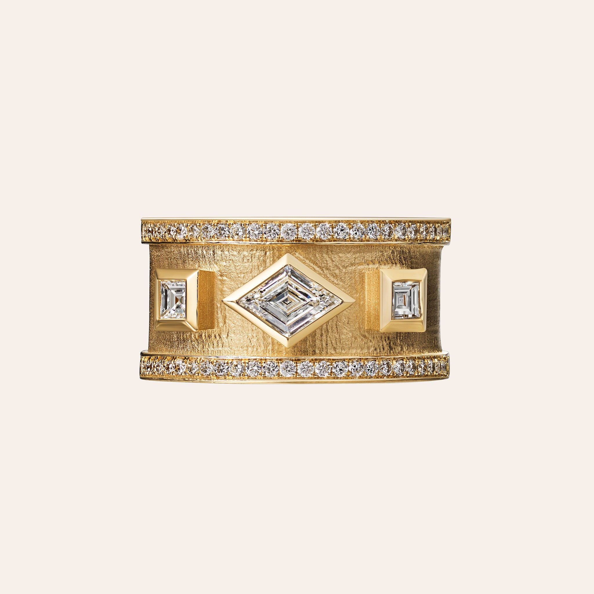 Lozenge Diamond Ring