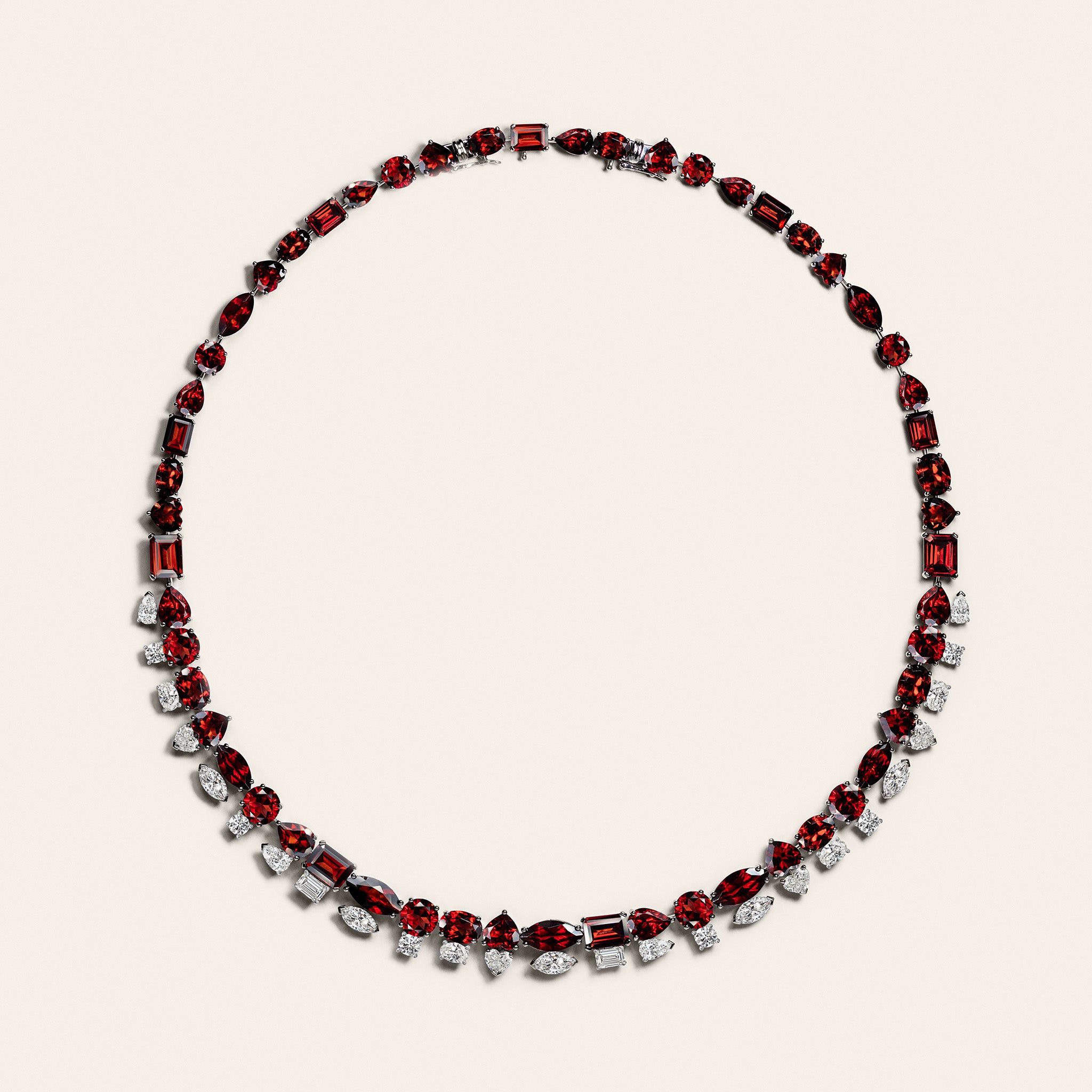 The Terre Rouge Multi-Shape Duo Necklace