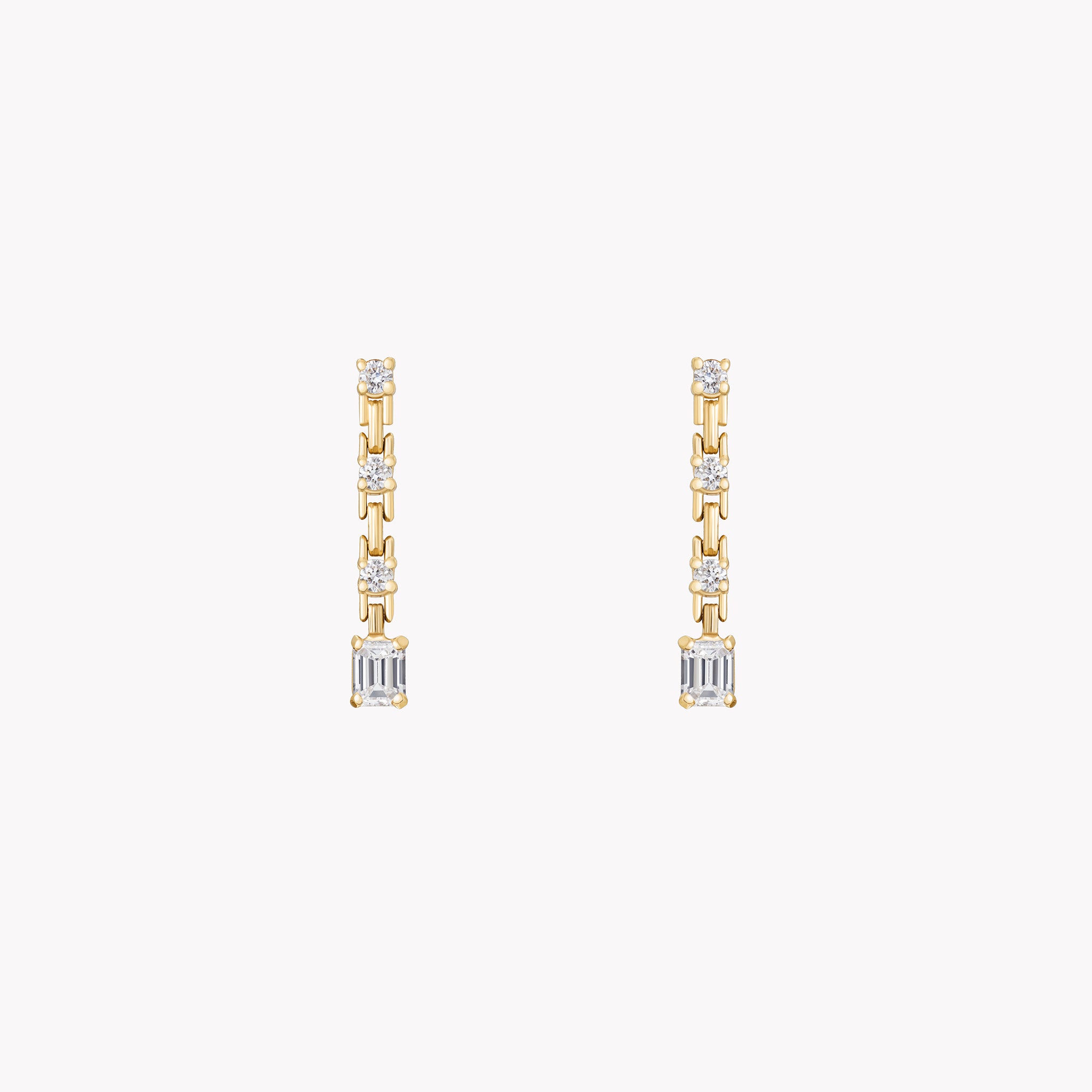 Pirouette Small Strand Diamond Earrings