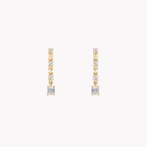 Pirouette Small Strand Diamond Earrings