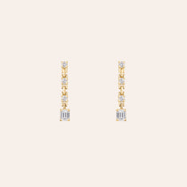 Pirouette Small Strand Diamond Earrings