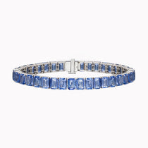 Blue Sapphire Tennis Bracelet