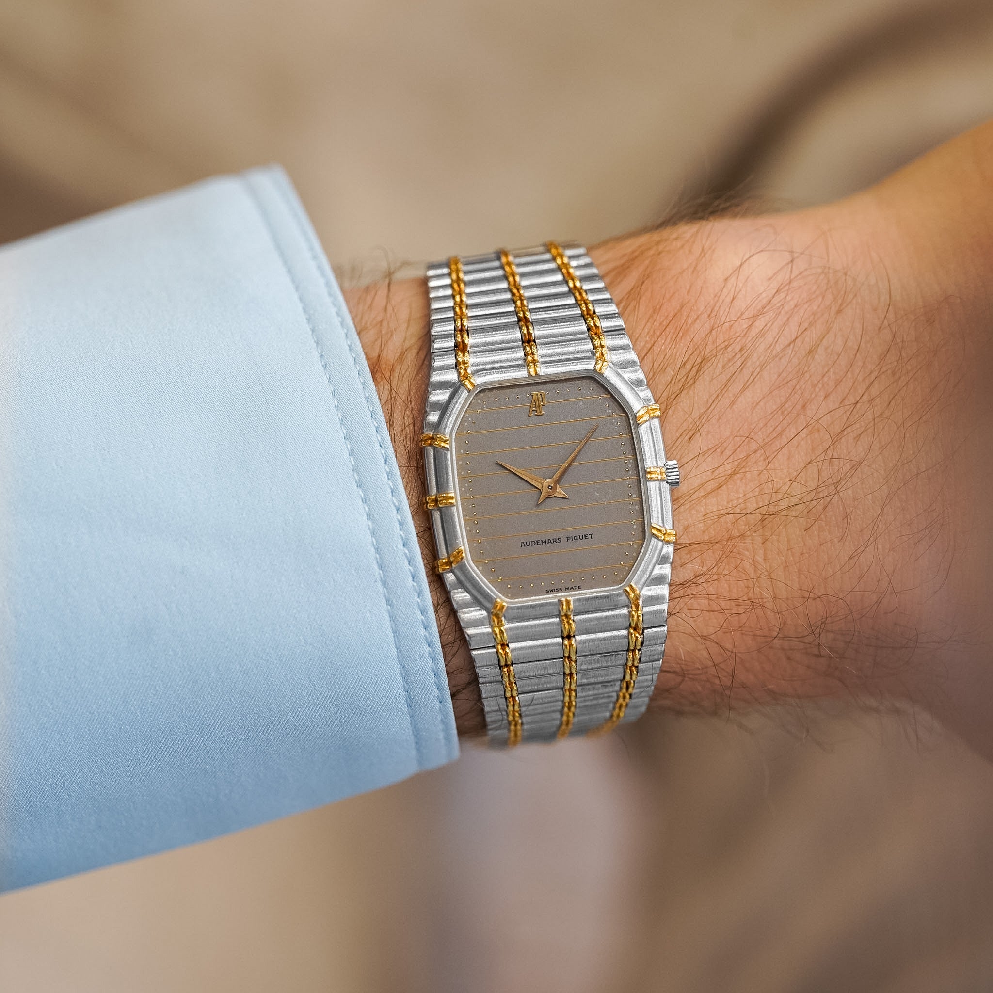 Audemars Piguet Bamboo White Gold and Yellow Gold