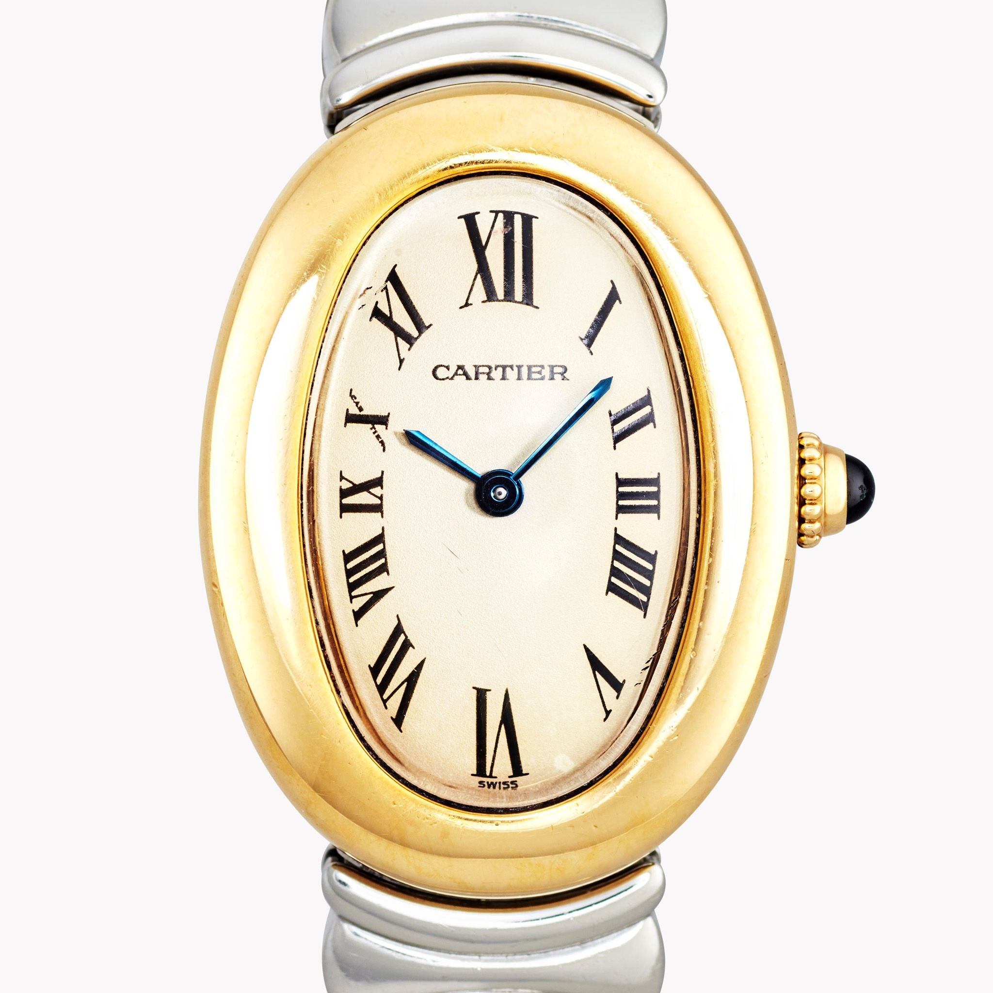 Cartier Baignoire Stainless Steel & Gold