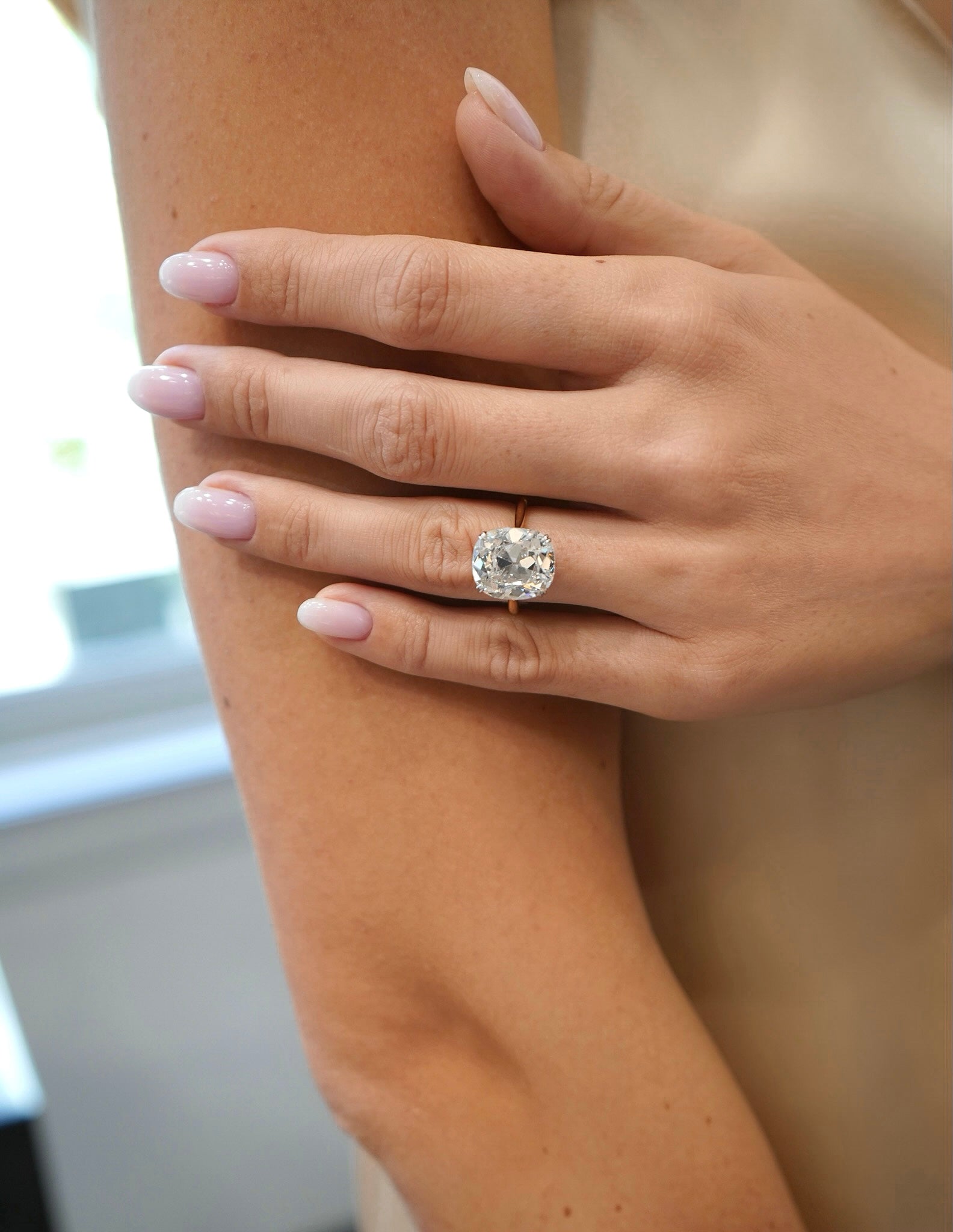 Lindsay: Classic Diamond Solitaire Engagement Ring | Ken & Dana Design