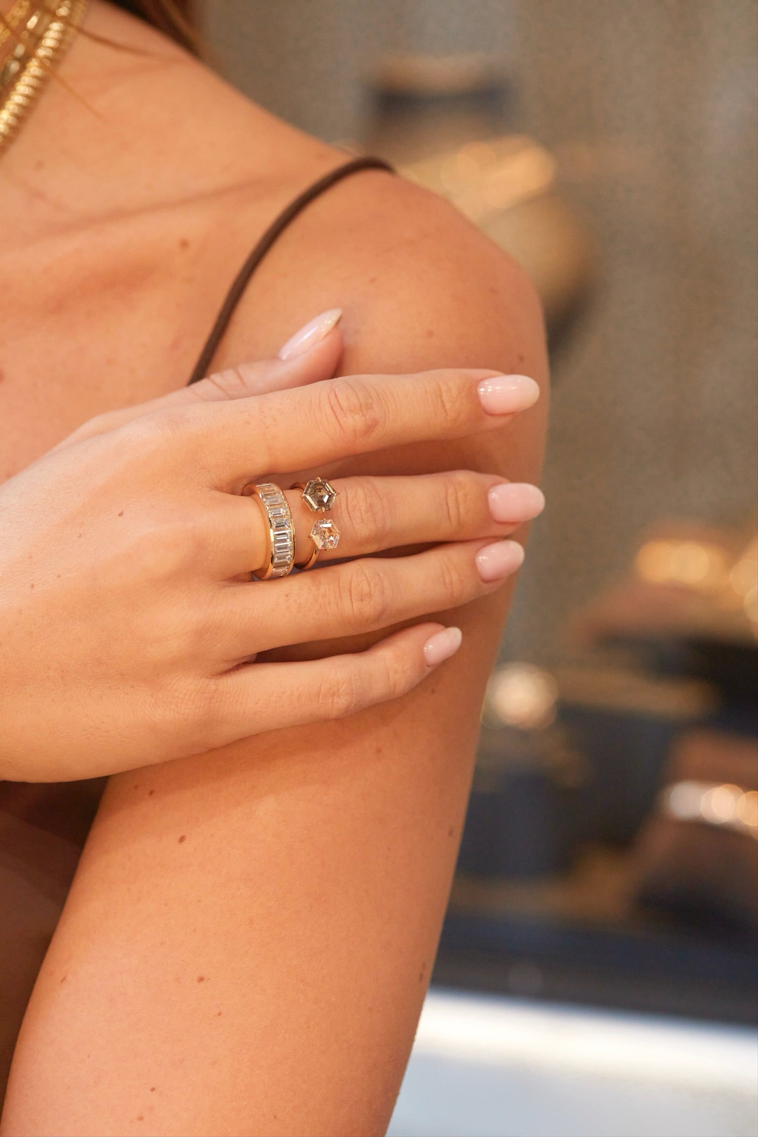 The Emma Diamond & Sapphire Ring