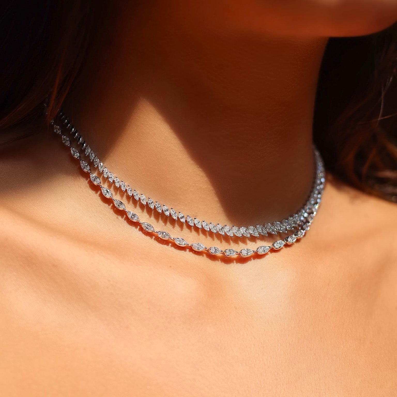 Marquise Diamond Necklace