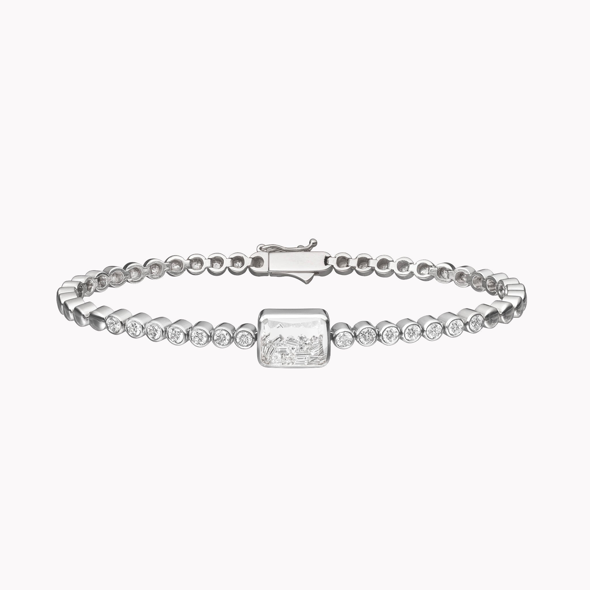 Meia Onda Diamond Bracelet