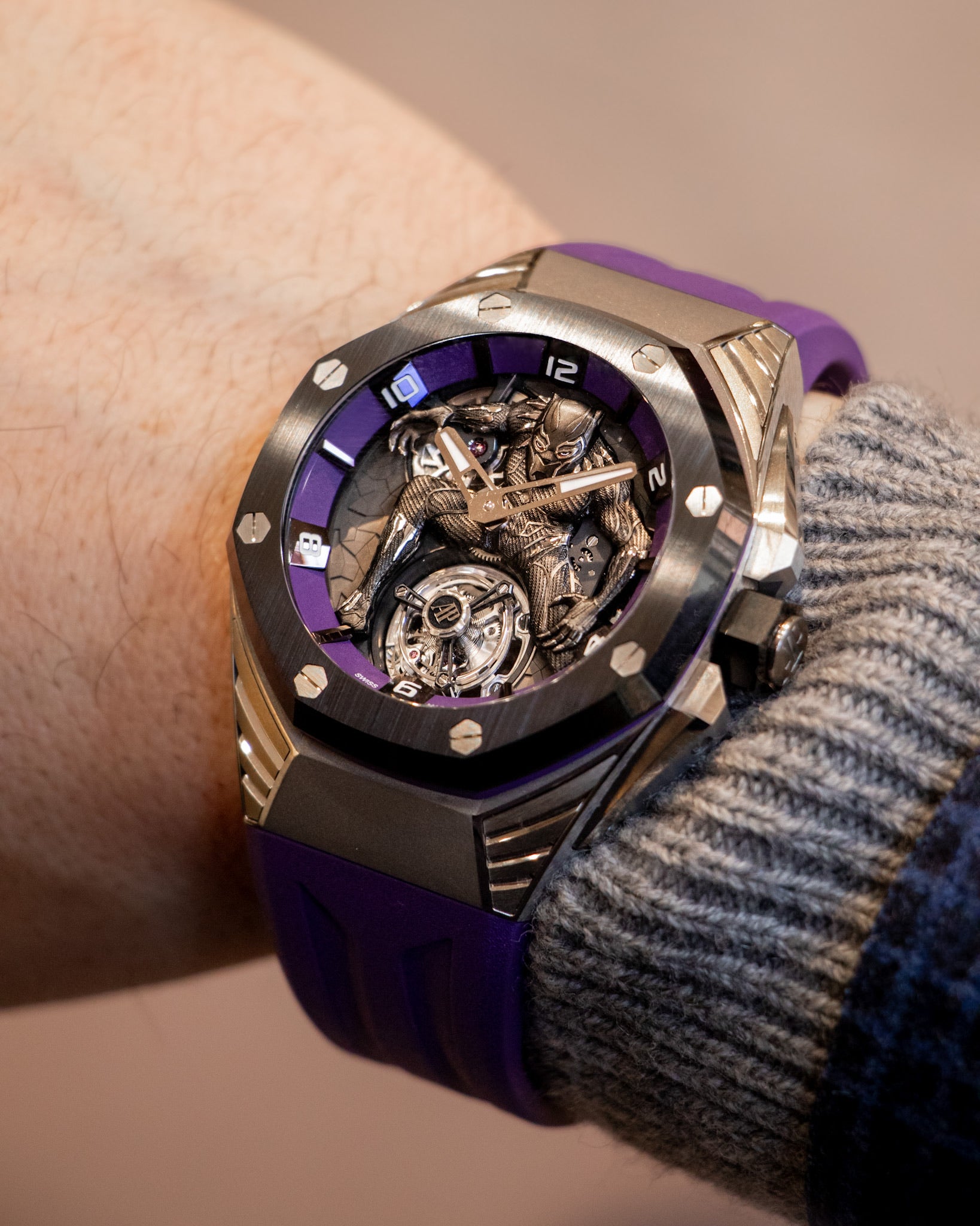 Ap Marvel Audemars Piguet Royal Oak Black Panther Price Piguet