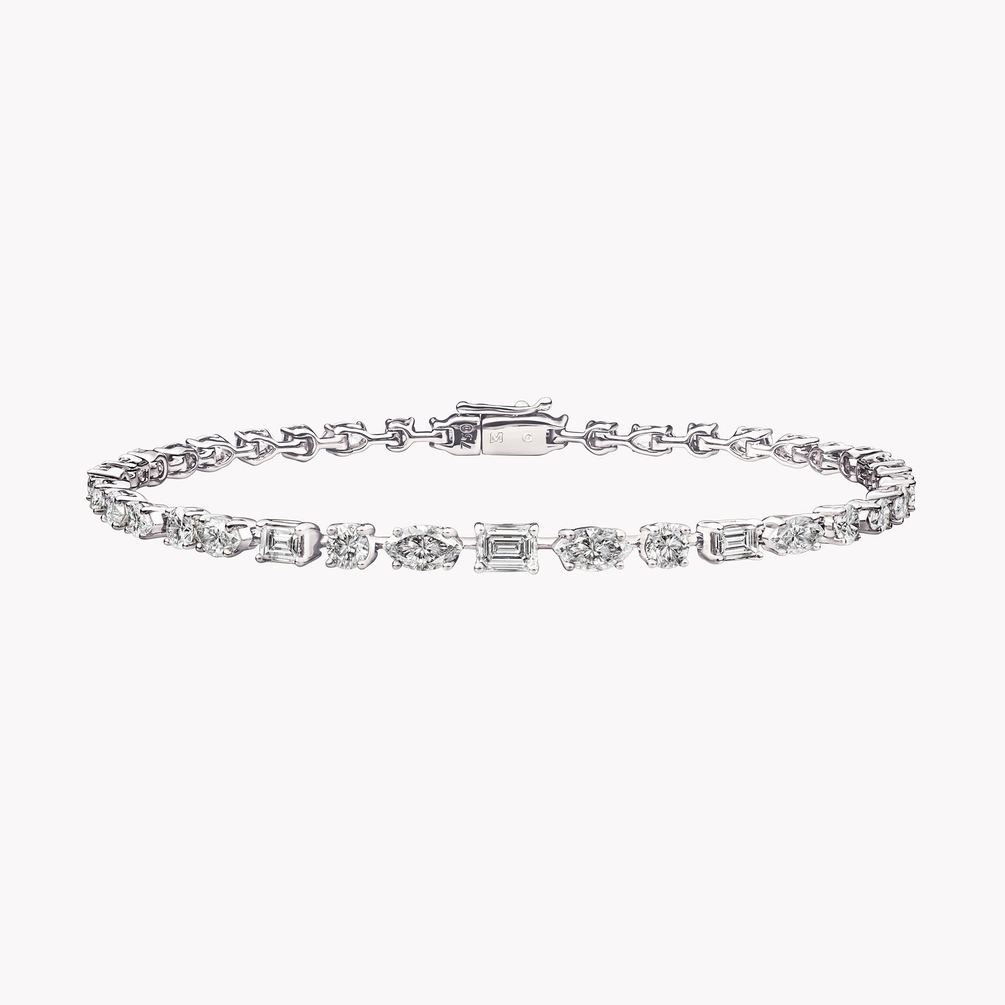 Small Multi-Shape Diamond Bracelet