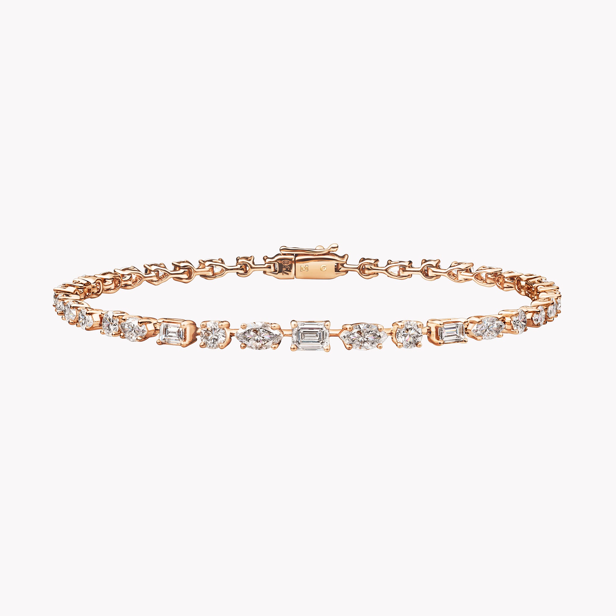 Small Multi-Shape Diamond Bracelet