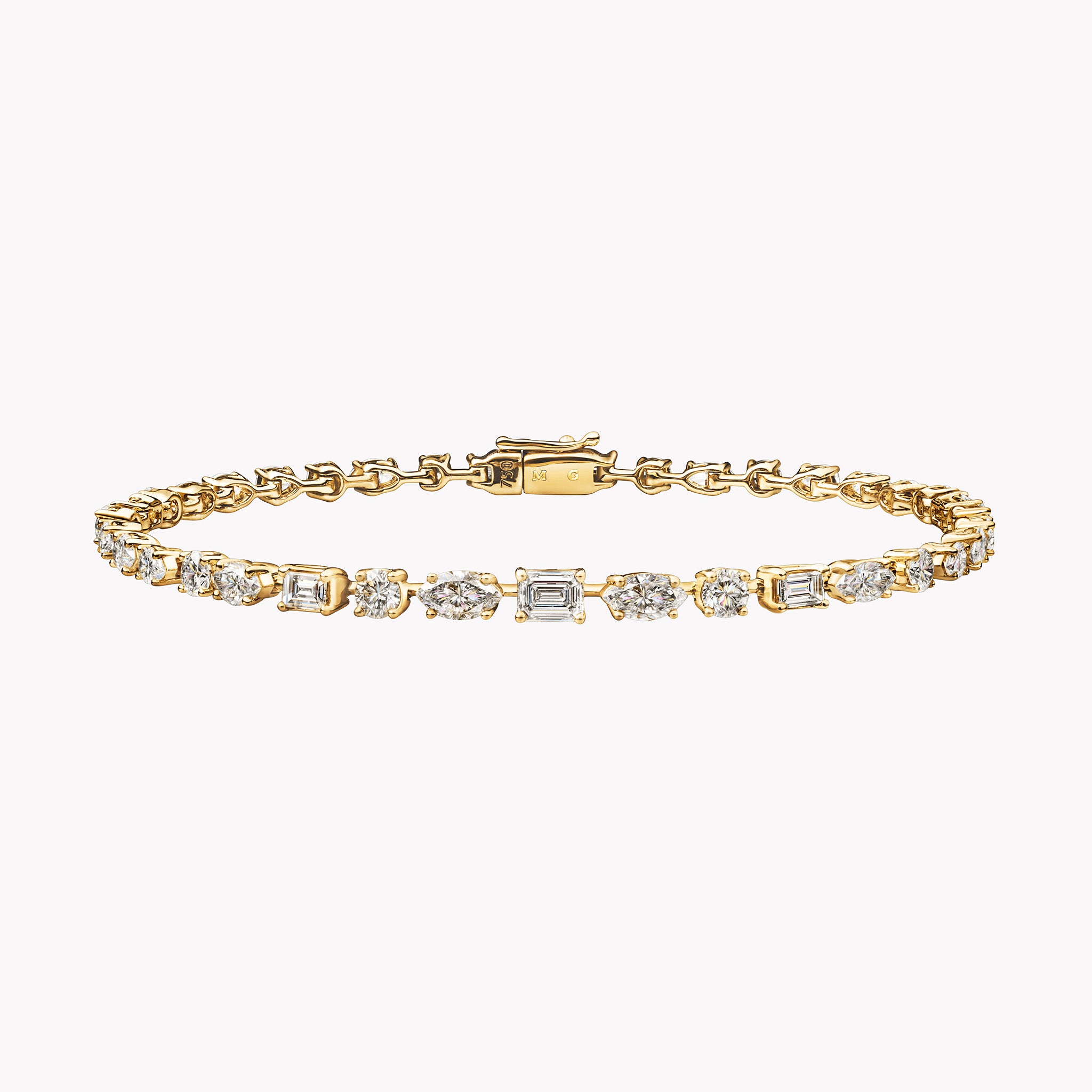 Small Multi-Shape Diamond Bracelet