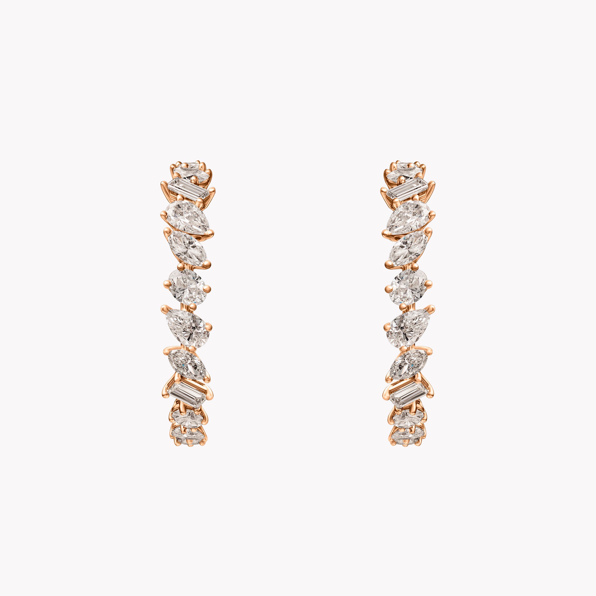 Luxe Multi-Shape Hoop Earrings