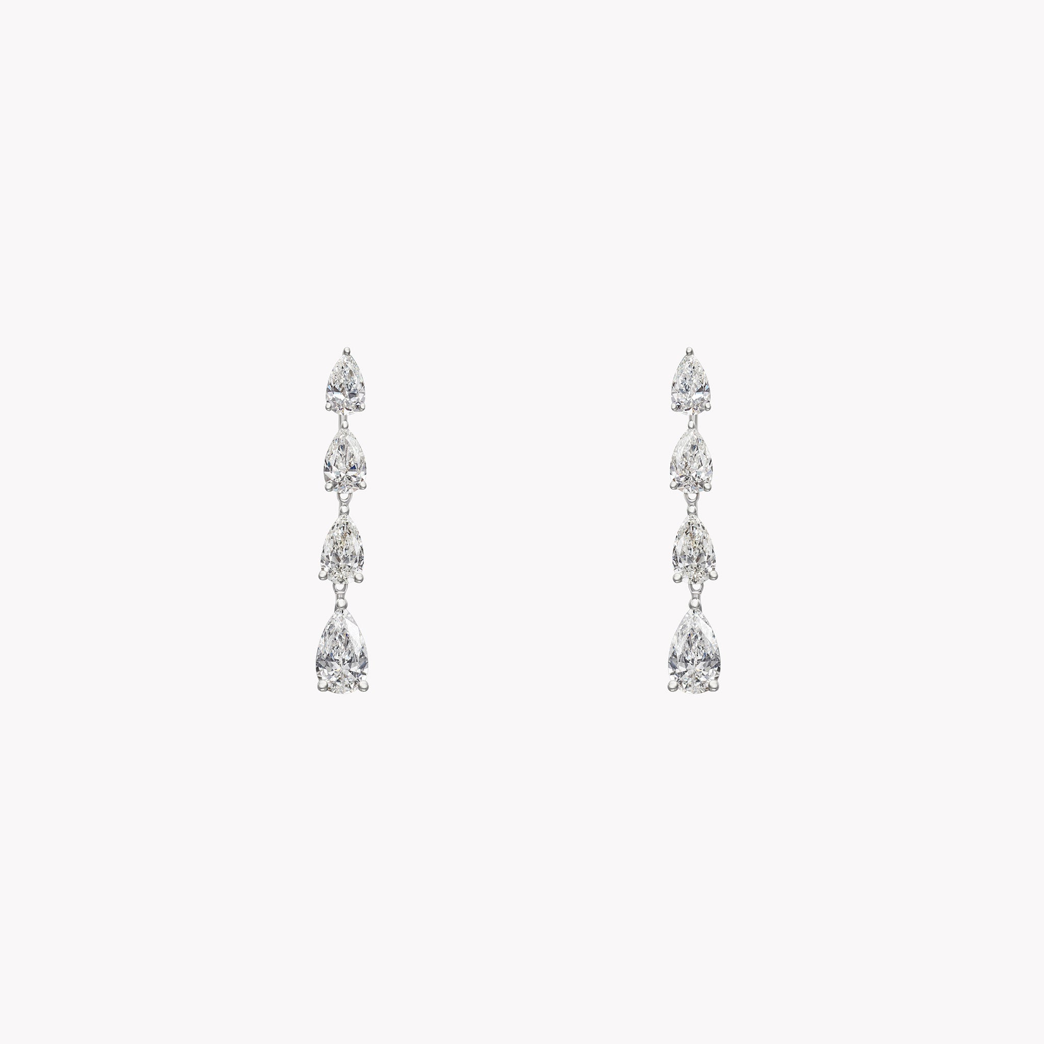 Medium Pear Shape Drop Earrings