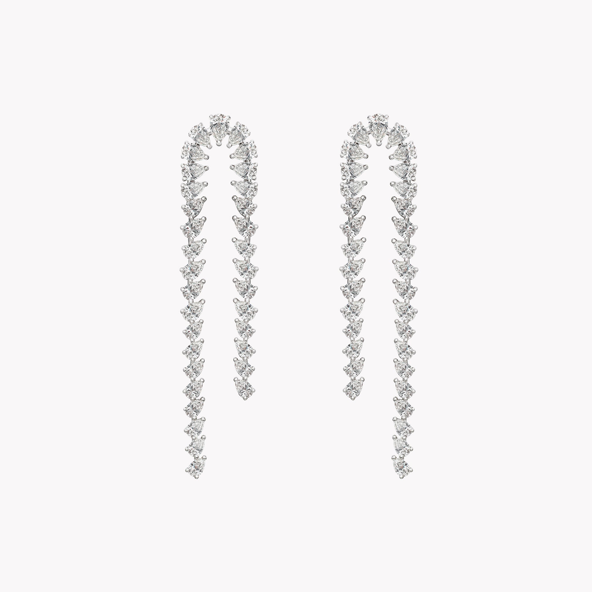 Waterfall Diamond Drop Earrings