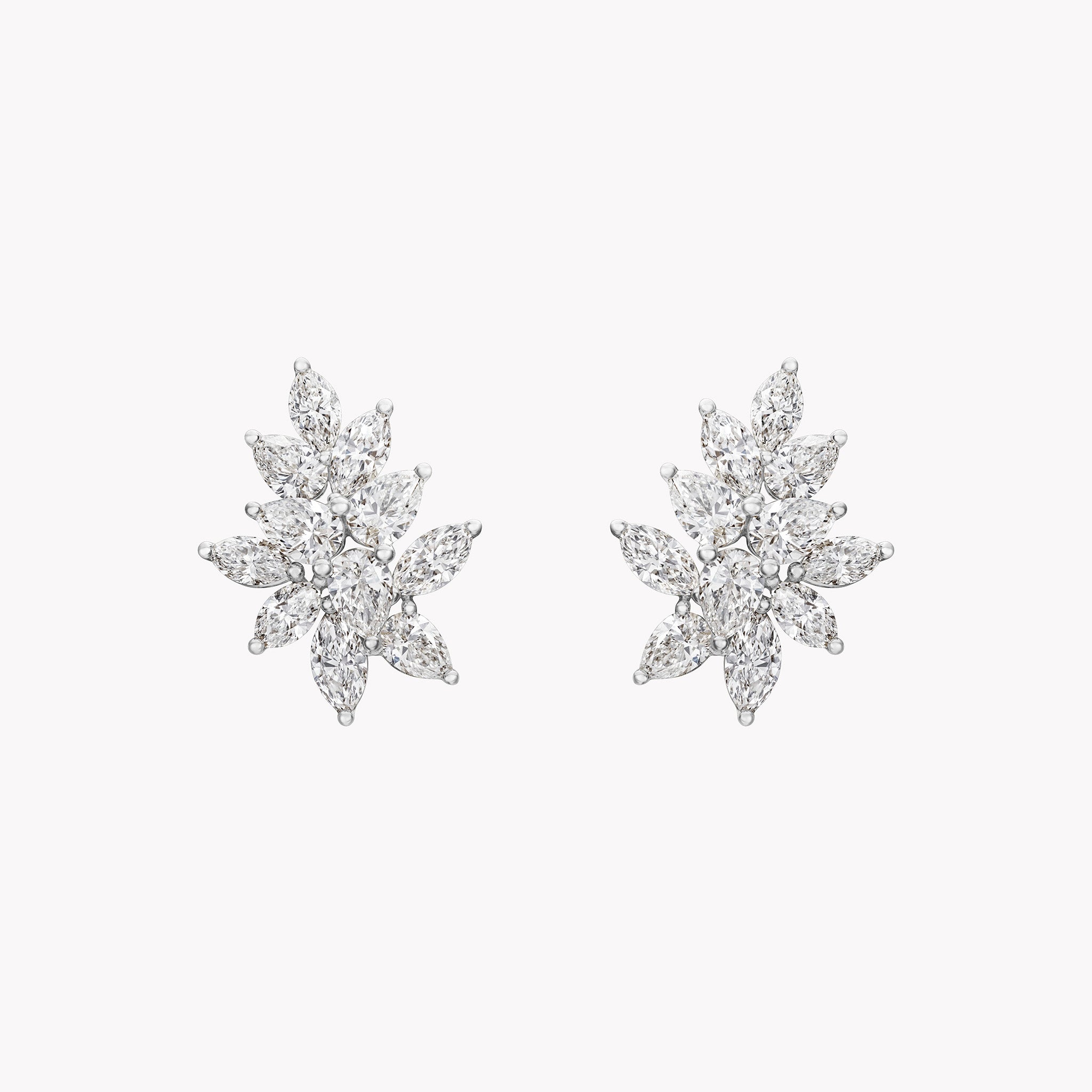 Diamond Cluster Earrings