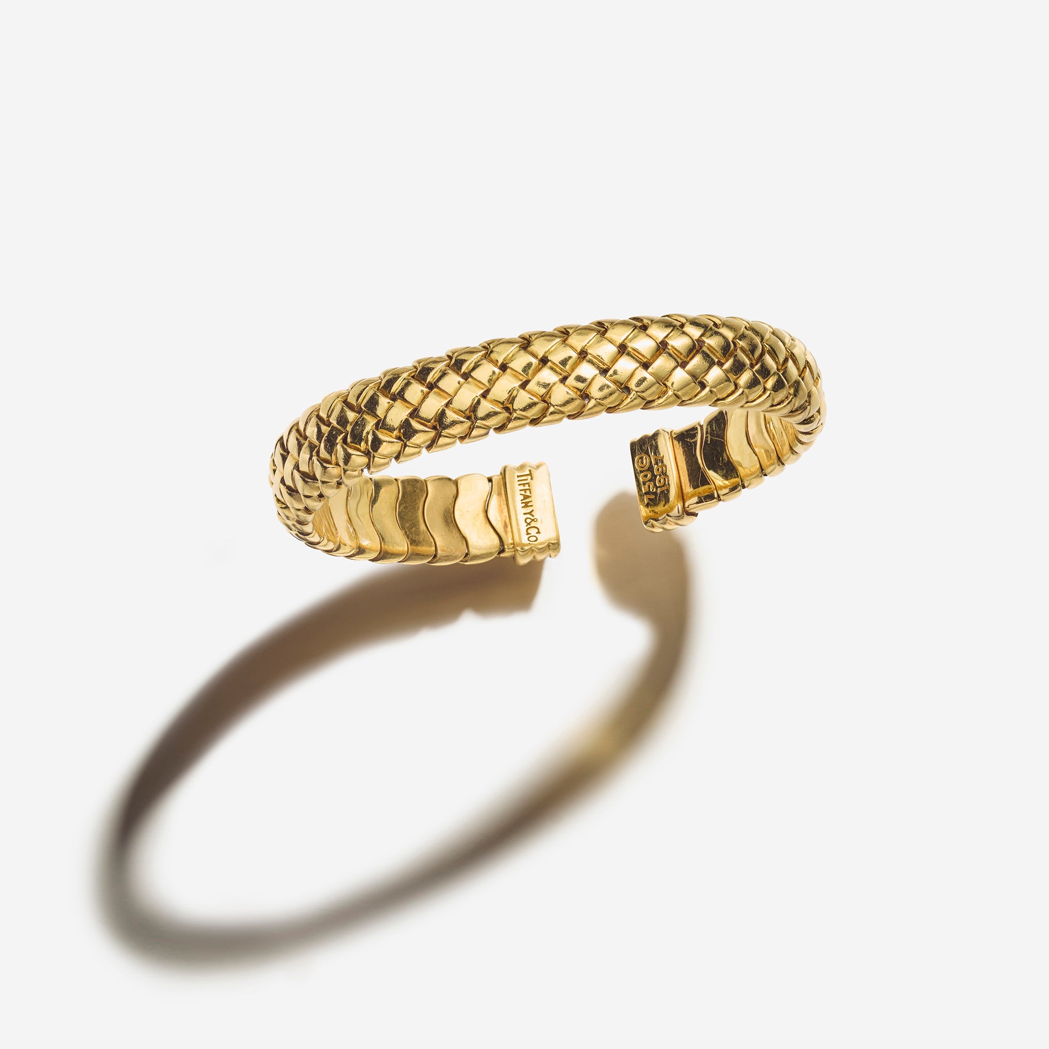 Vintage Tiffany & Co. 1997 Gold Woven Bracelet