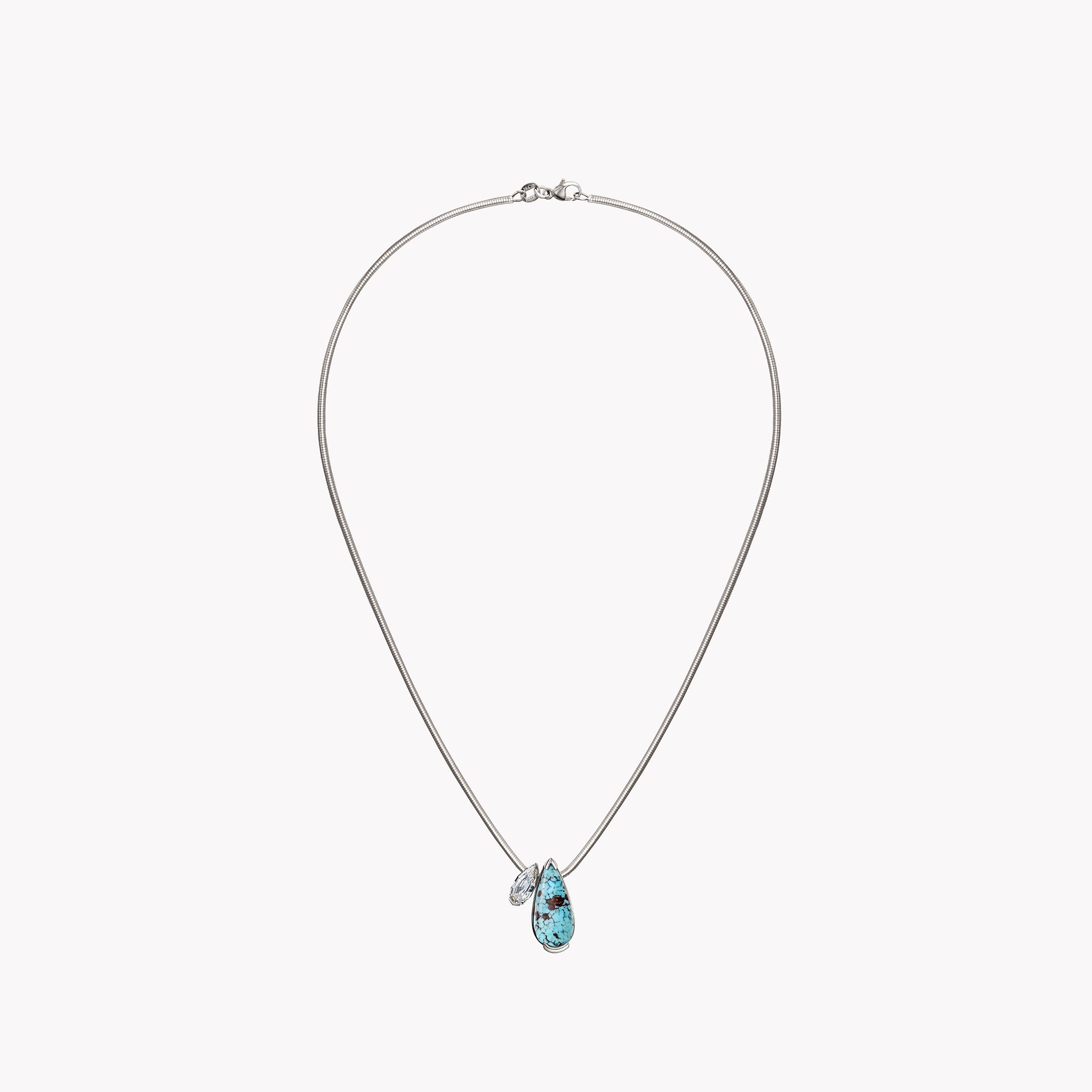 The Turquoise Muse Duo Pendant
