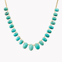 The Lena Oval Turquoise Necklace