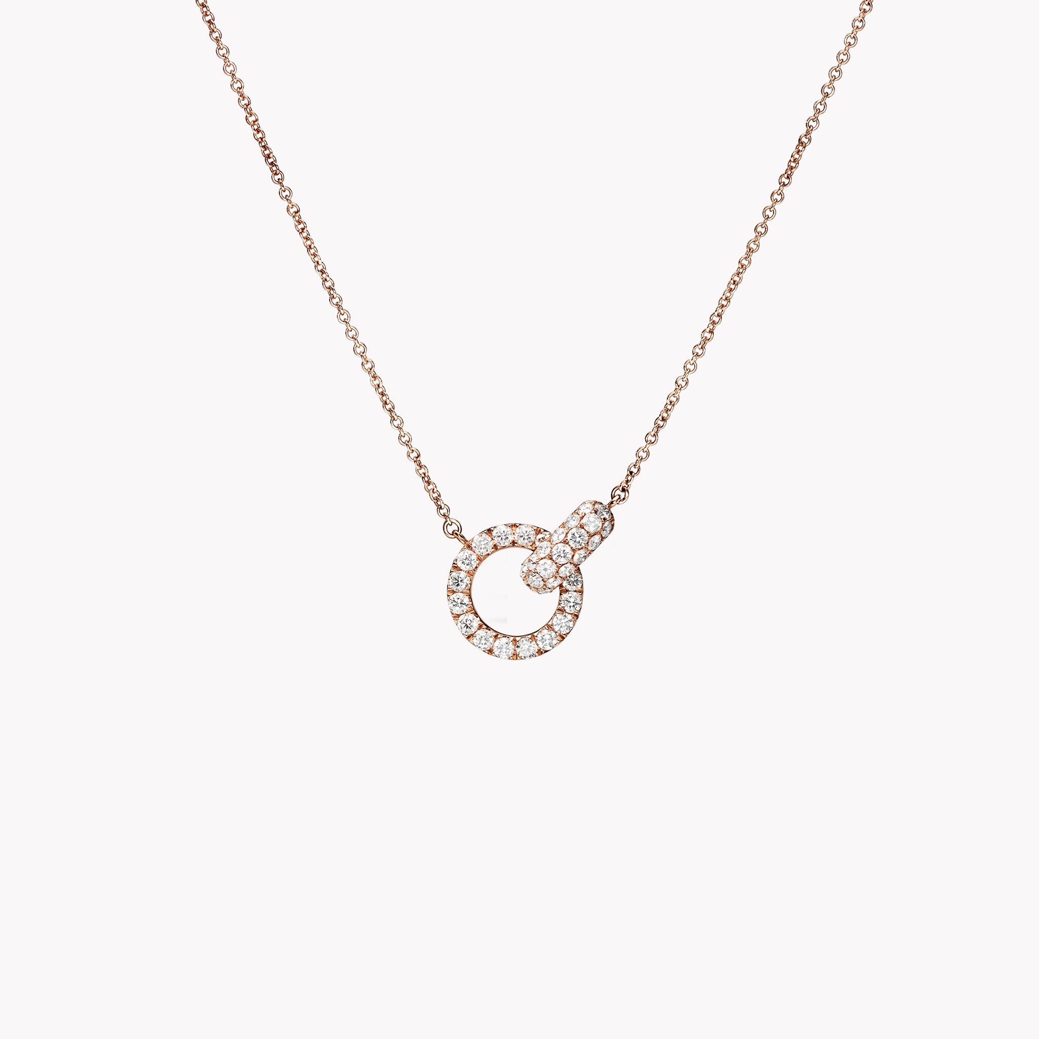 Diamond Knot Necklace
