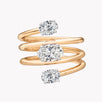 Diamond Oval Coil Ring