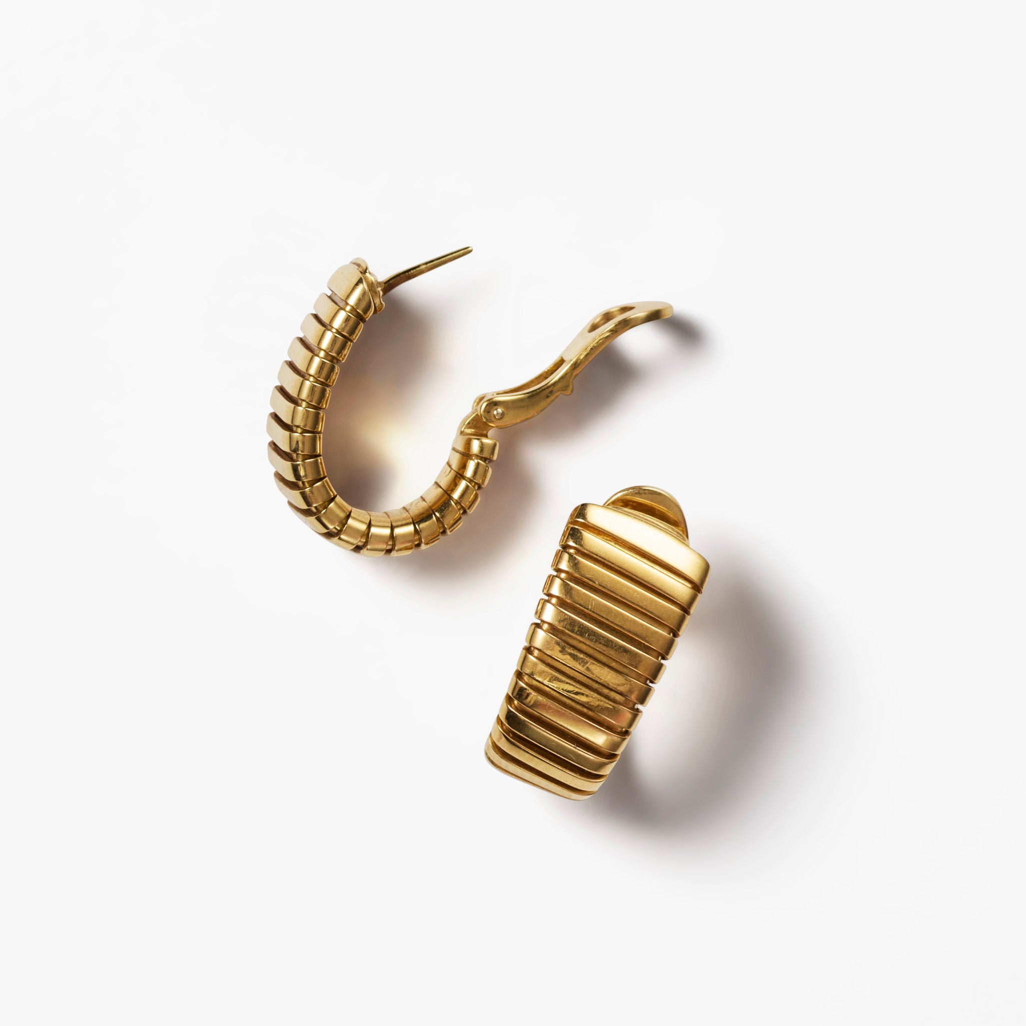 Vintage Bvlgari Tubogas Earrings