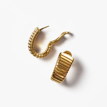 Vintage Bvlgari Tubogas Earrings