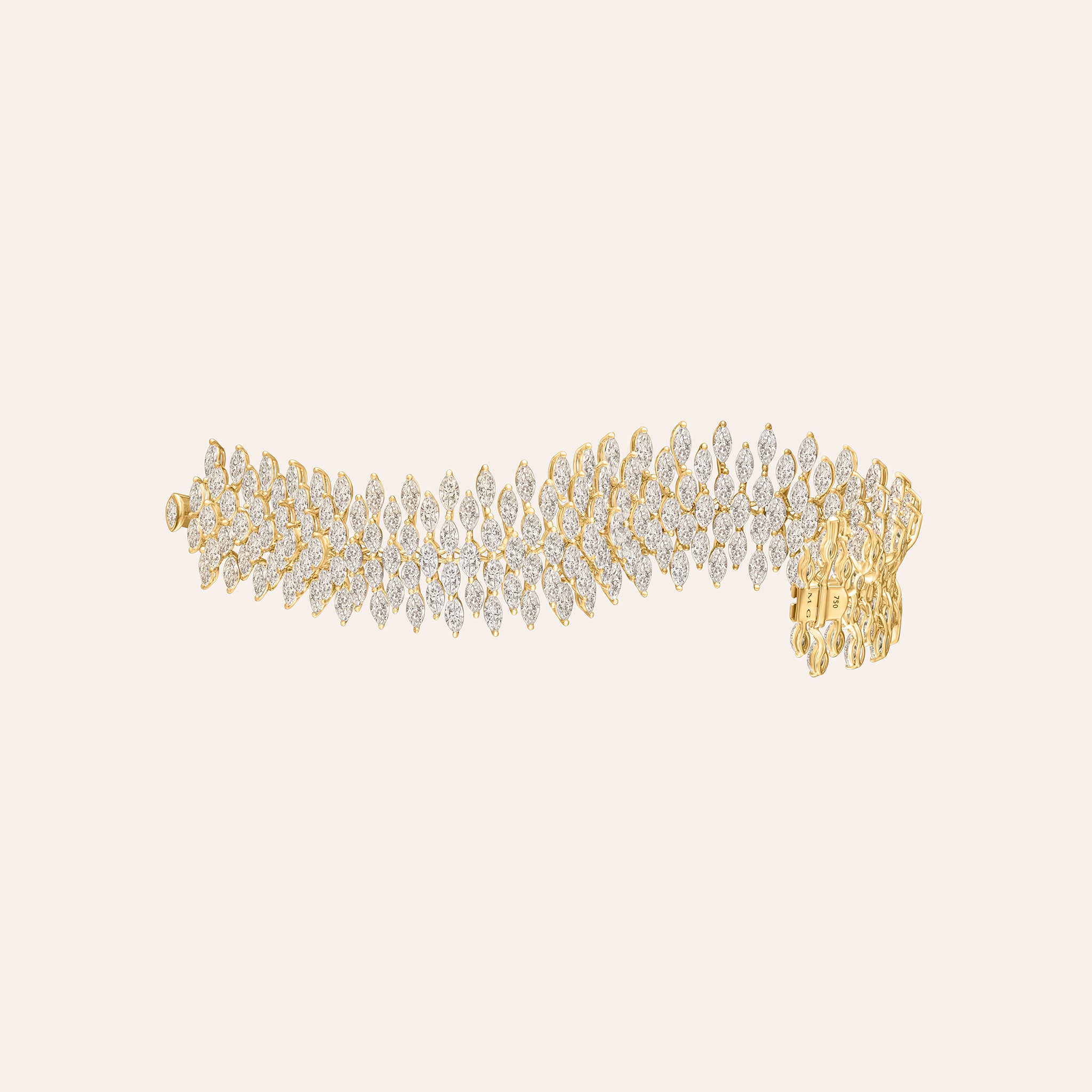 The Five-Row Ferra Luxe Bracelet