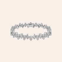 The Ferra Bezel Set Diamond Tennis Bracelet
