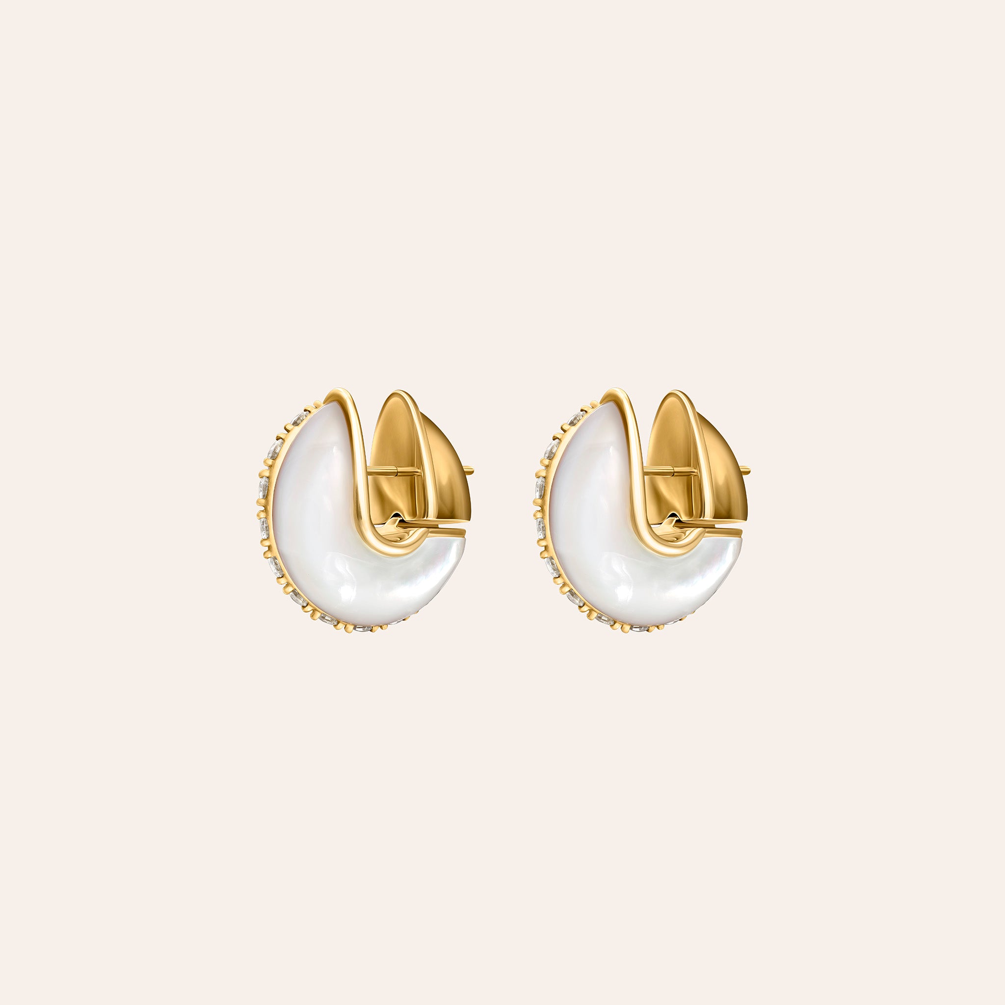 Fluid Diamonds and Stones Earrings Jewelry Fernando Jorge