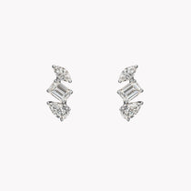 Luxe Fancy Shape Bar Studs