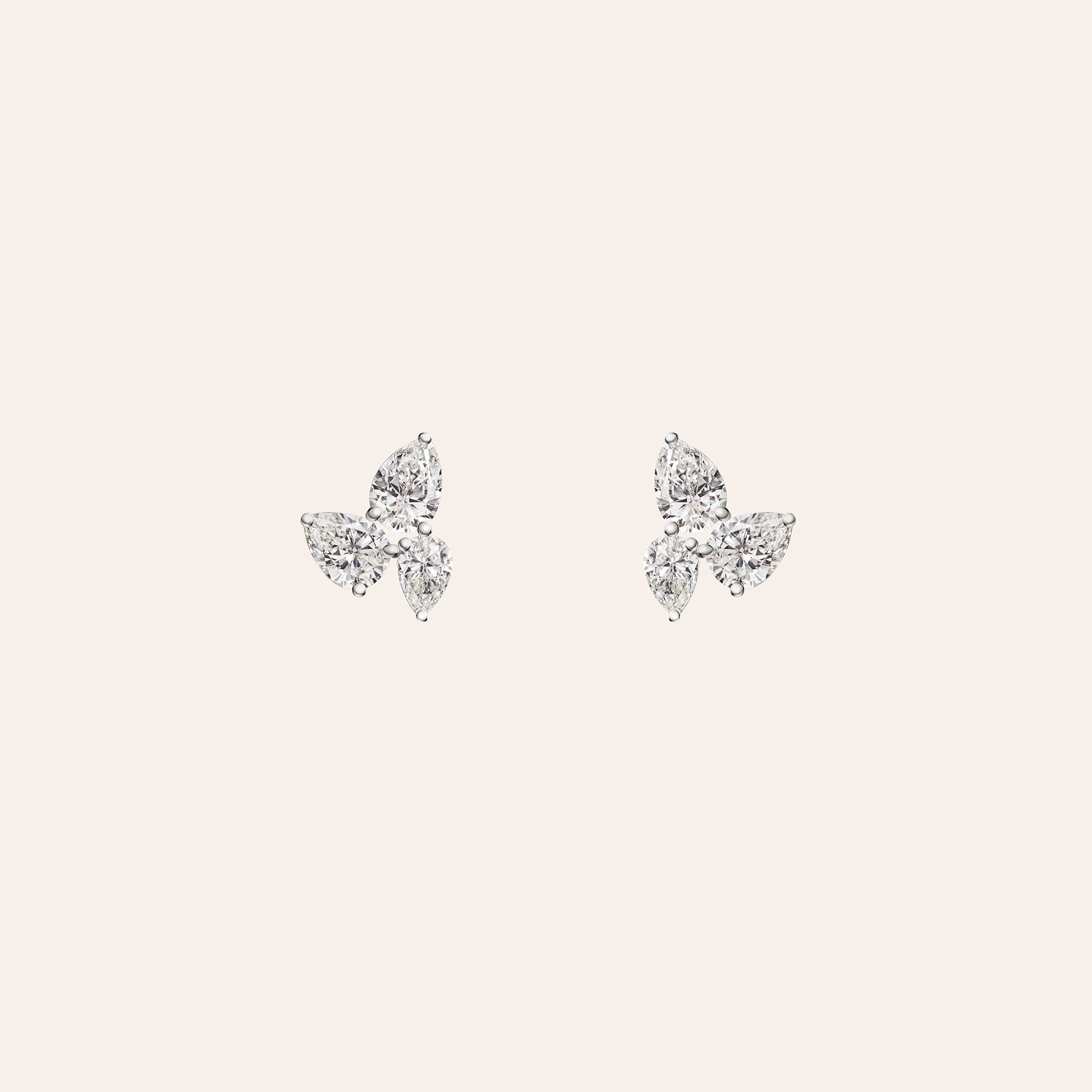 Diamond Cluster Studs