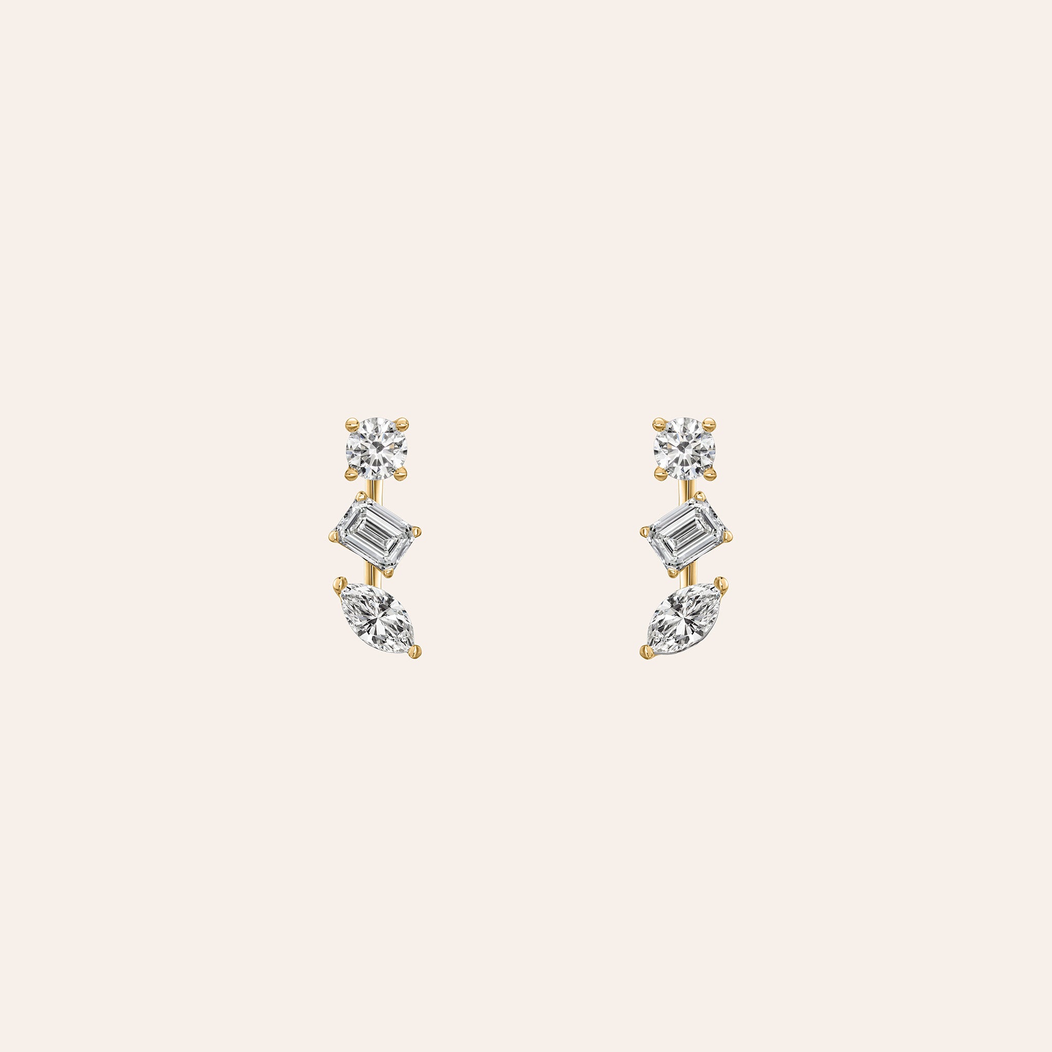 Fancy Shape Bar Studs
