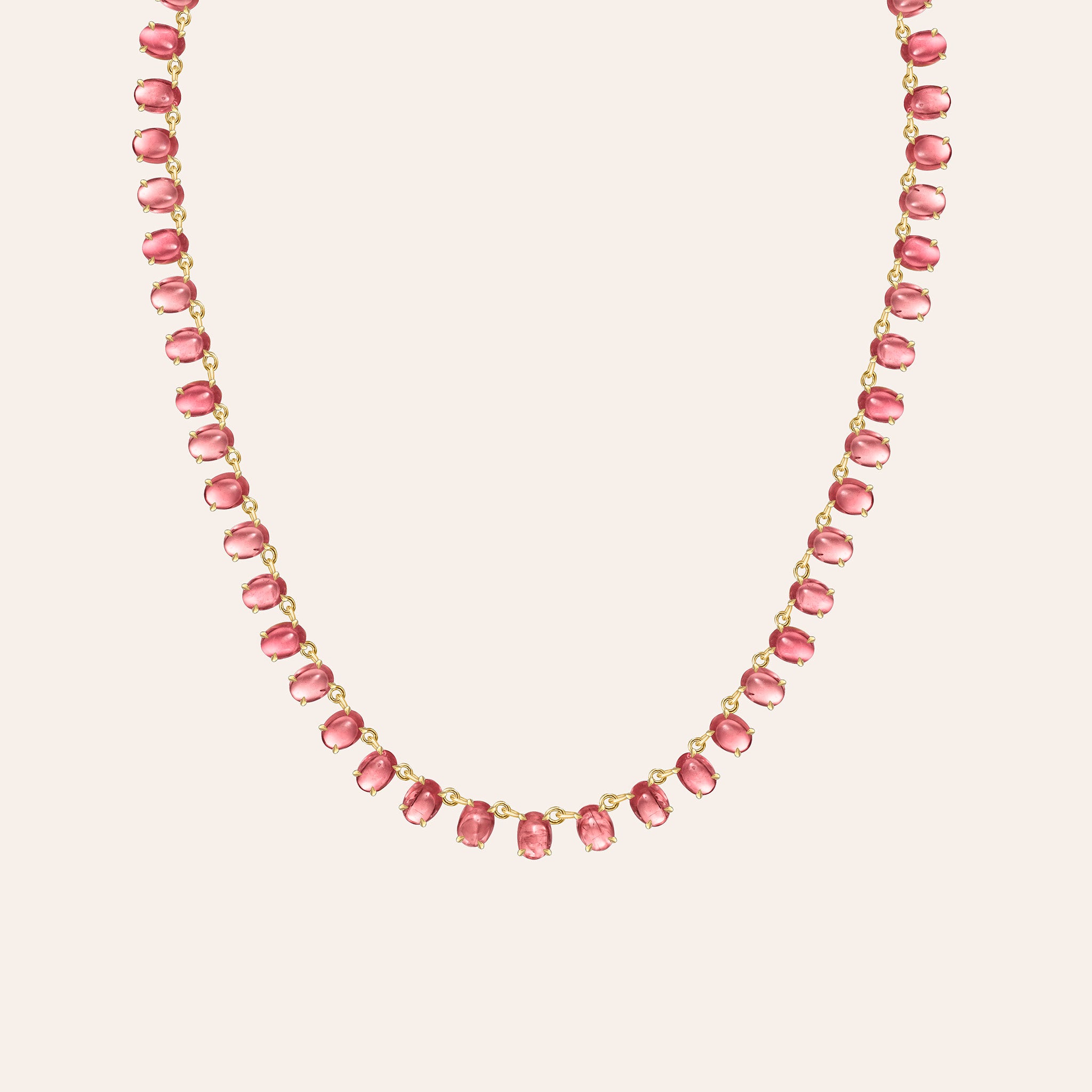 The Lena Peach Tourmaline Necklace