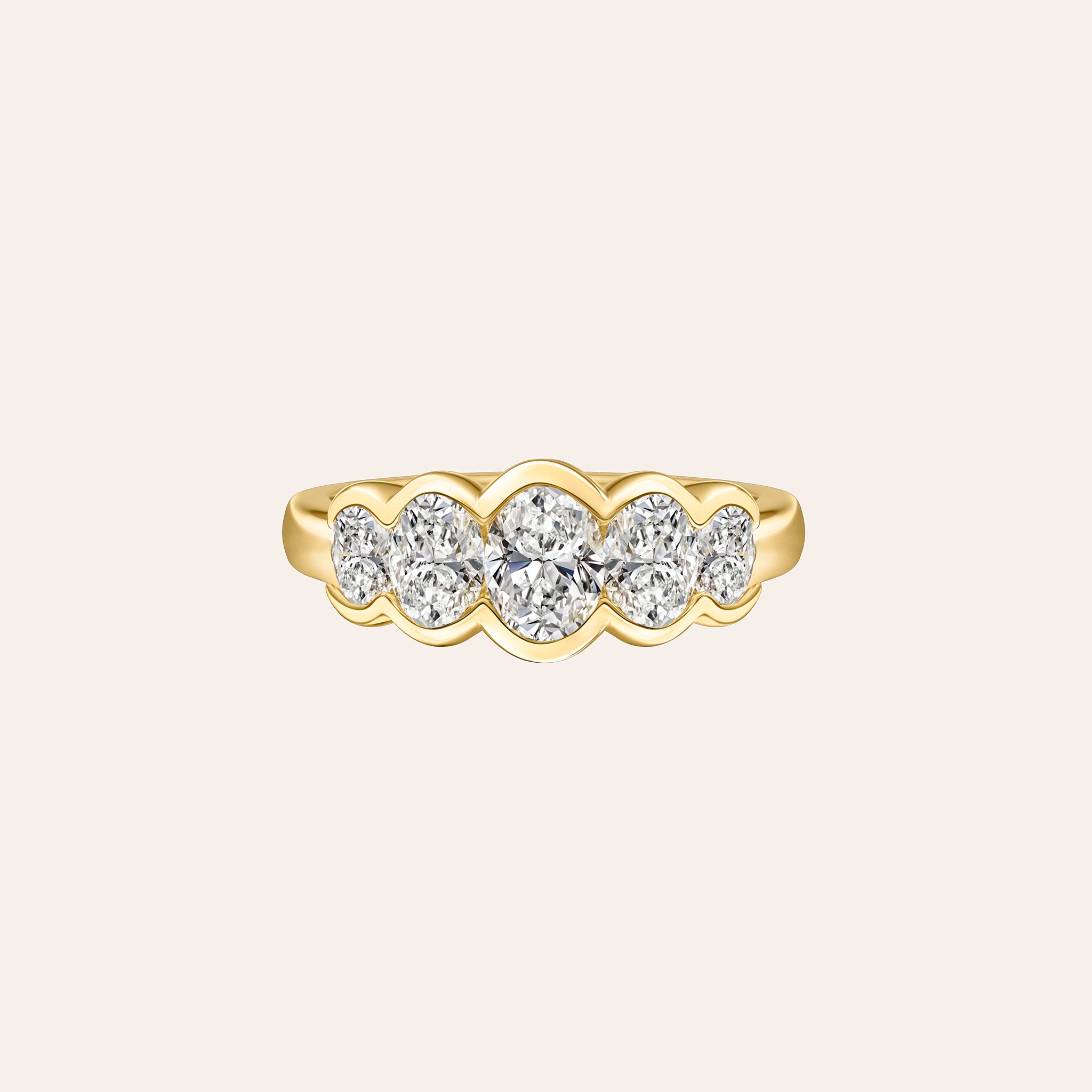 The Alexa Graduated Oval Pinky