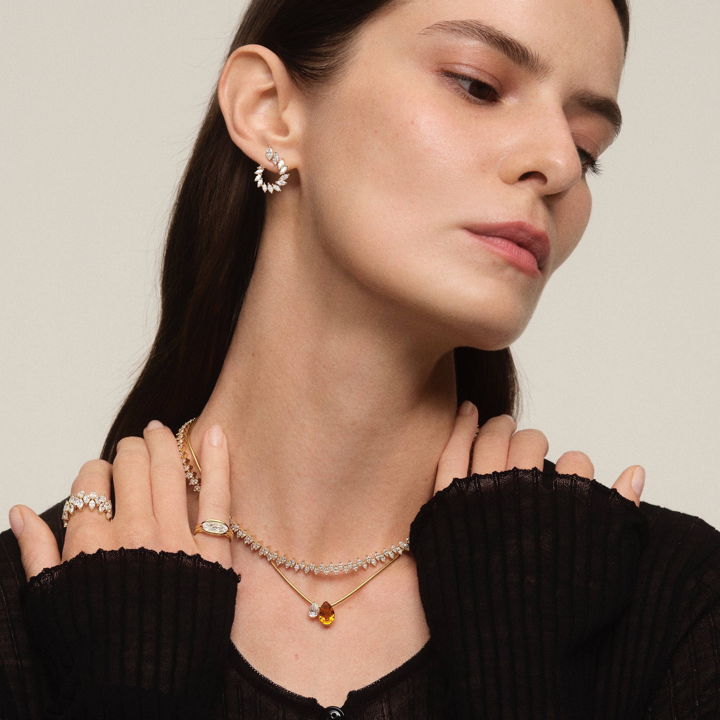 The Ferra Diamond Tennis Necklace