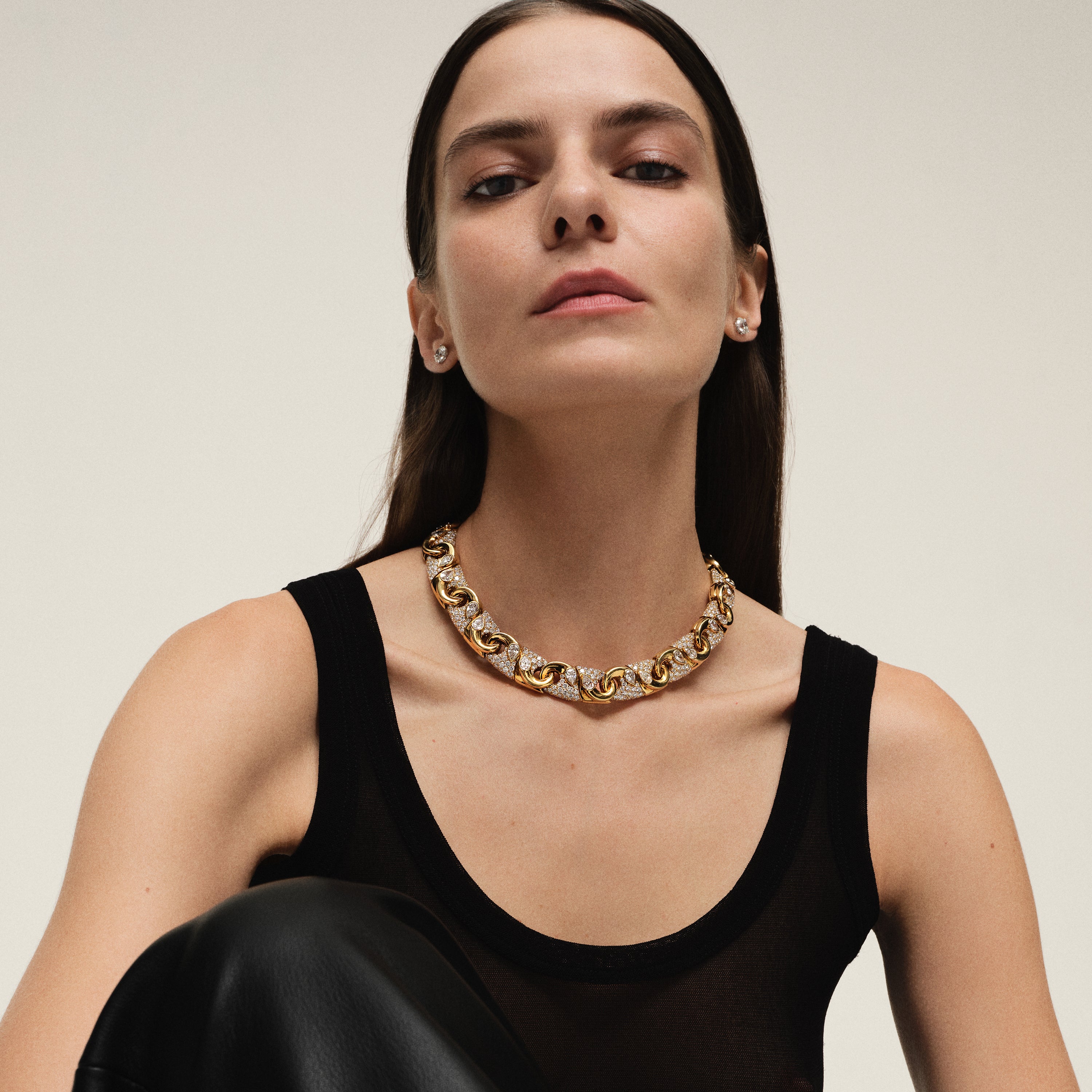 Vintage Bvlgari 1970's Signed Necklace