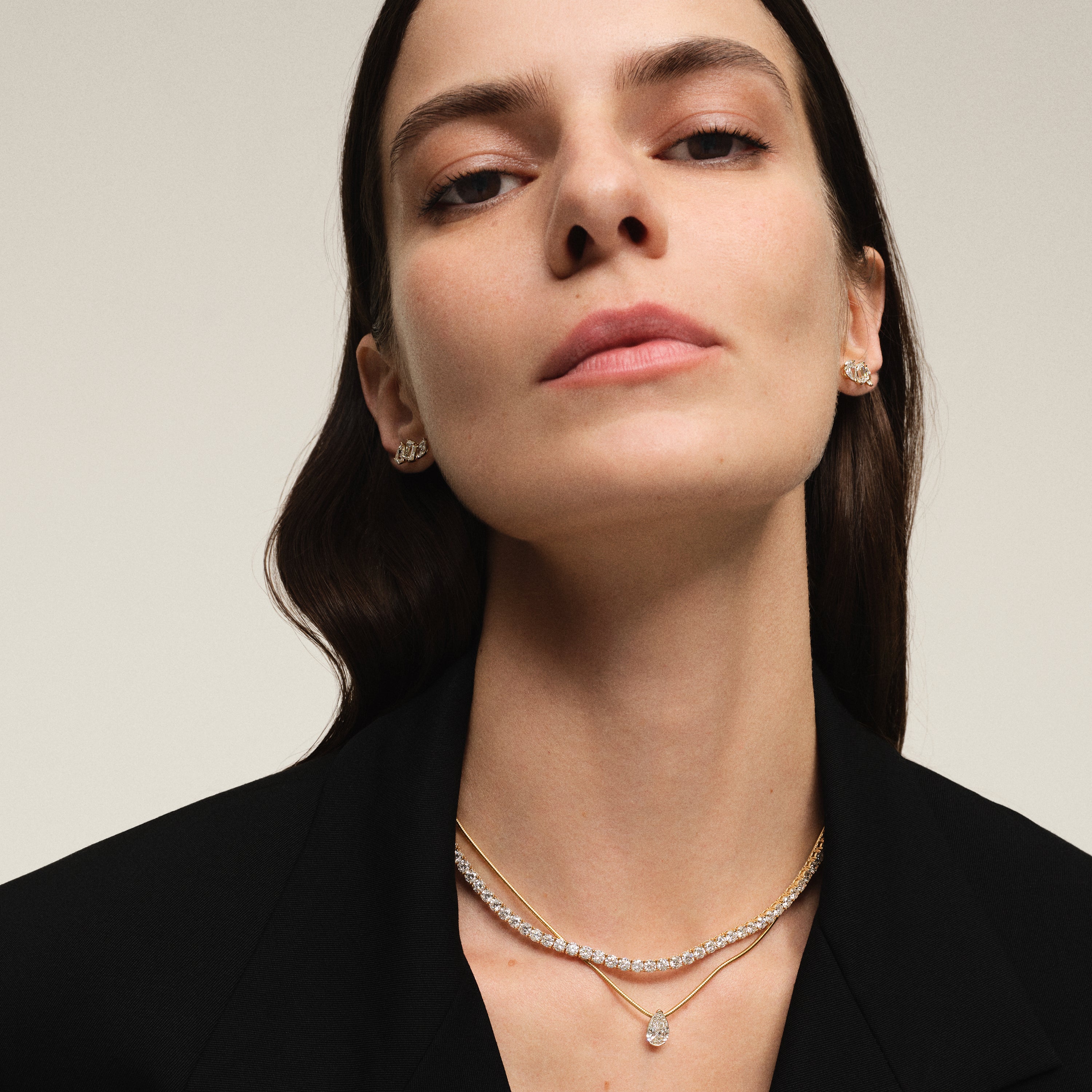 Luxe Fancy Shape Bar Studs