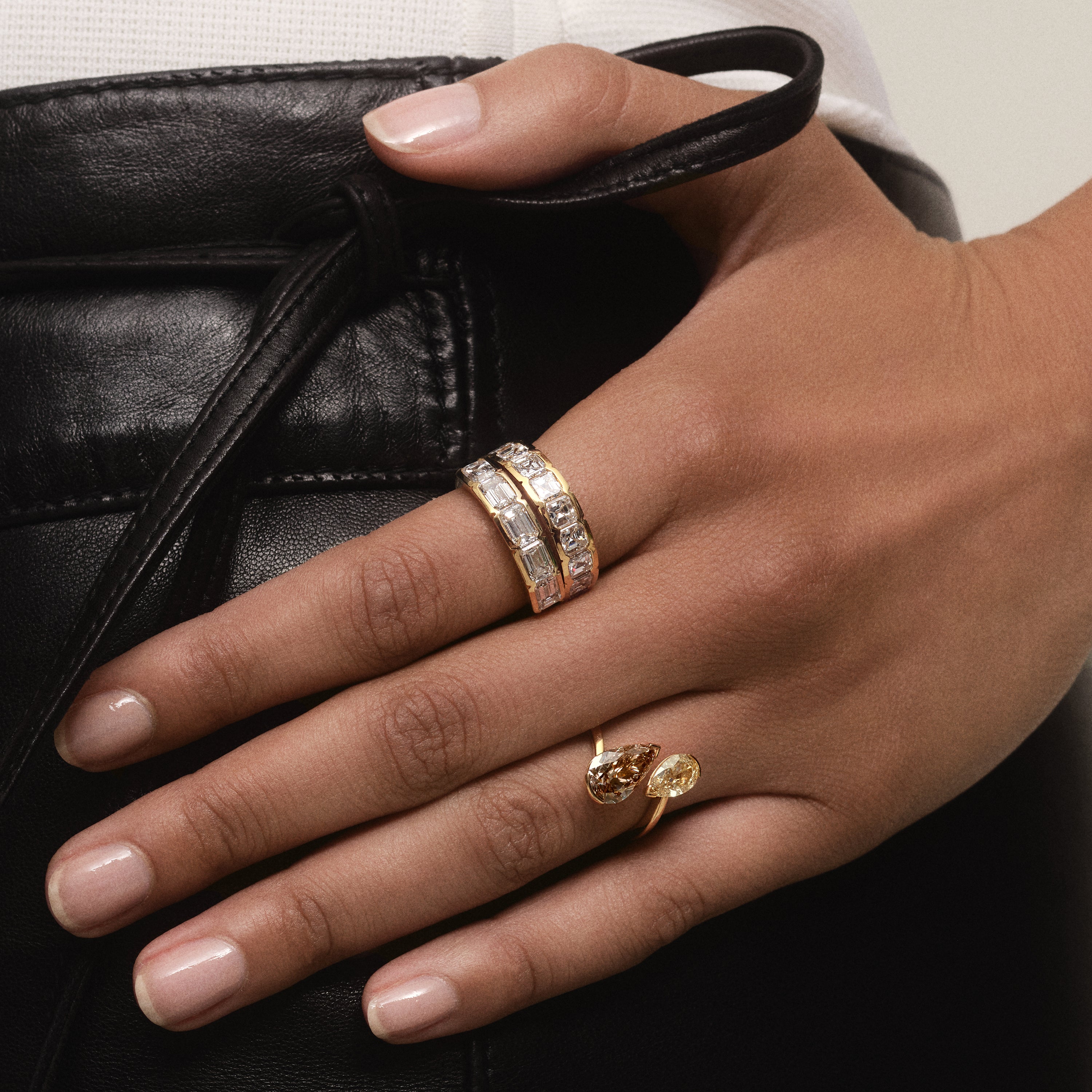 The Daphne Mocha Diamond Duo