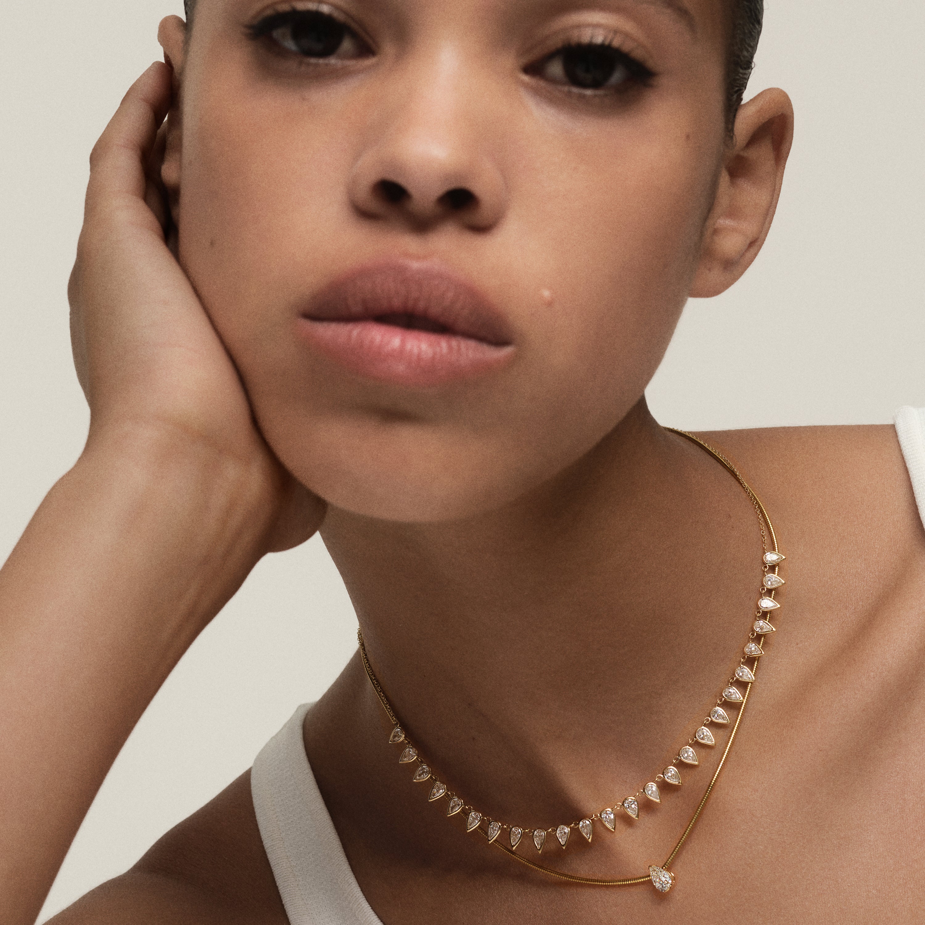 The Medium Muse Diamond Pendant